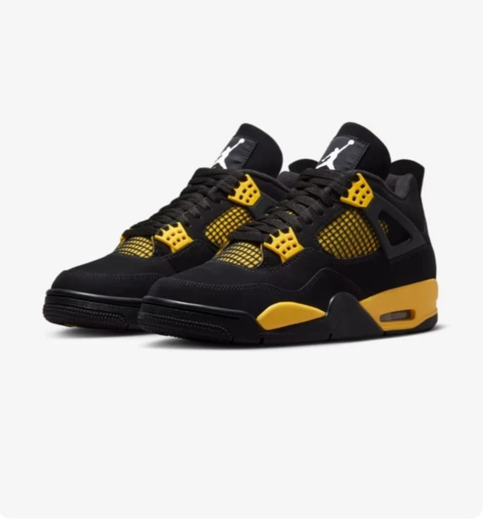 Air Jordan 4 Retro LS 'Thunder' – Black/Yellow (DH6927-017)