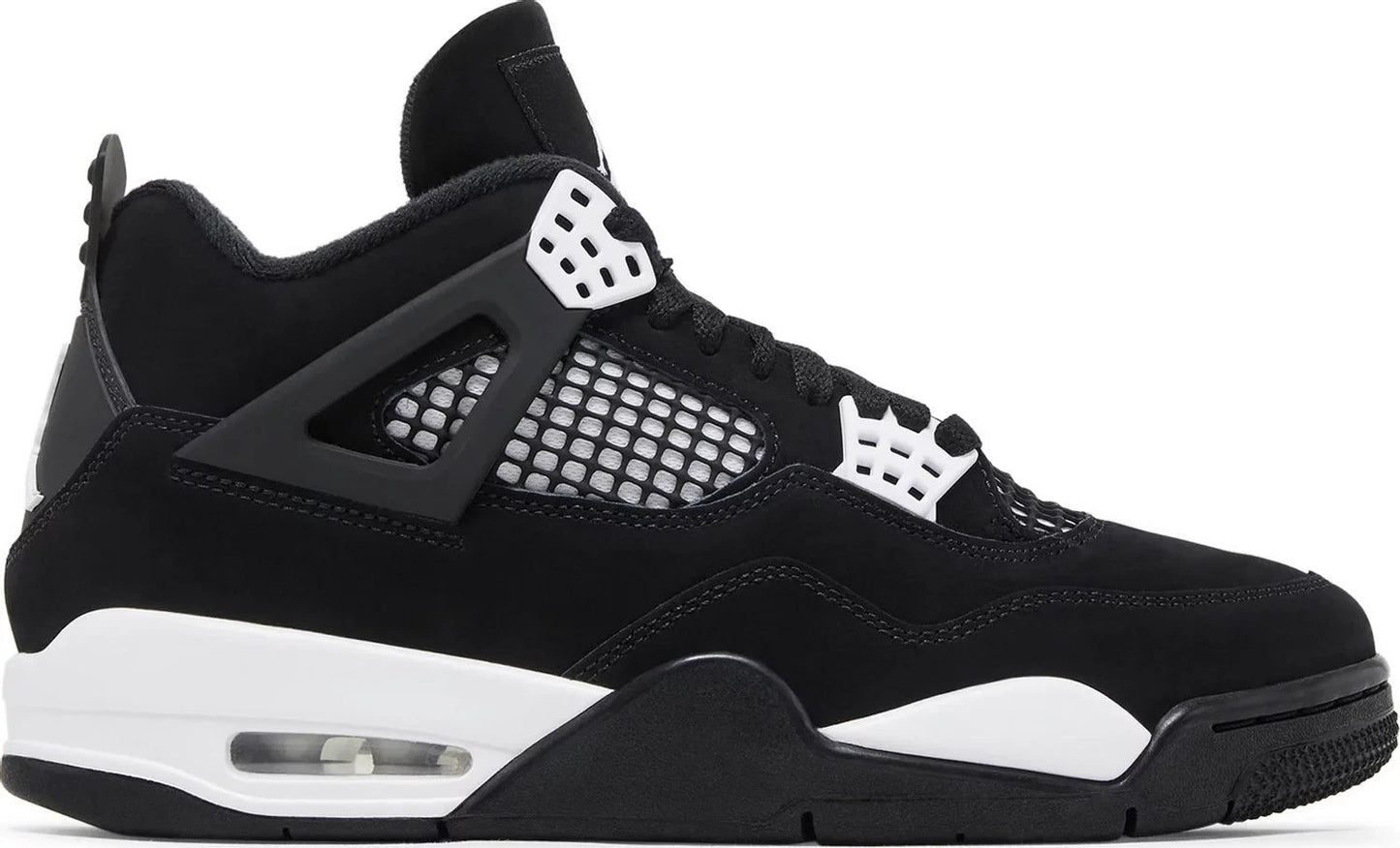 Nike Air Jordan 4 Retro Black White Thunder | FQ8138-001