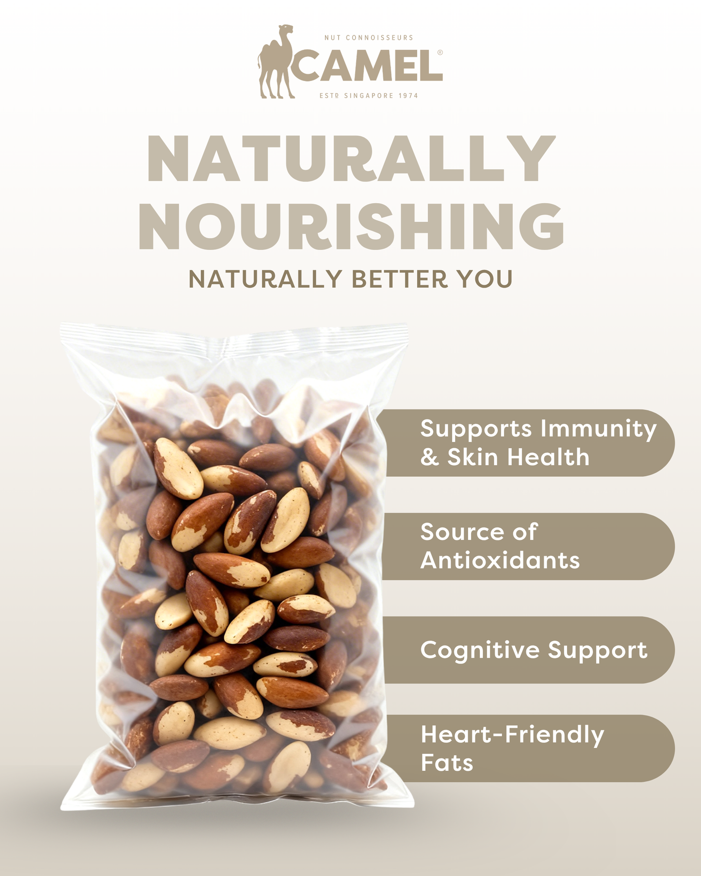 Natural Baked Brazil Nuts 1kg
