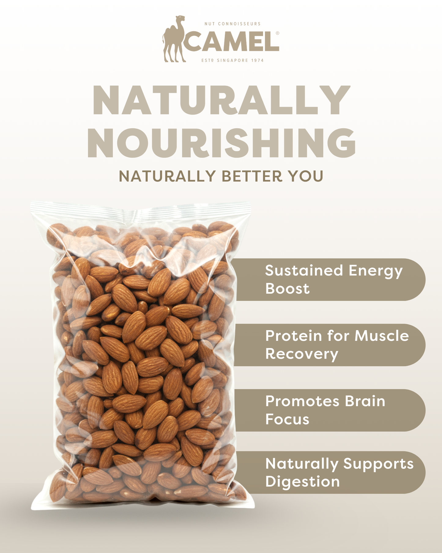 Raw Almonds 1kg