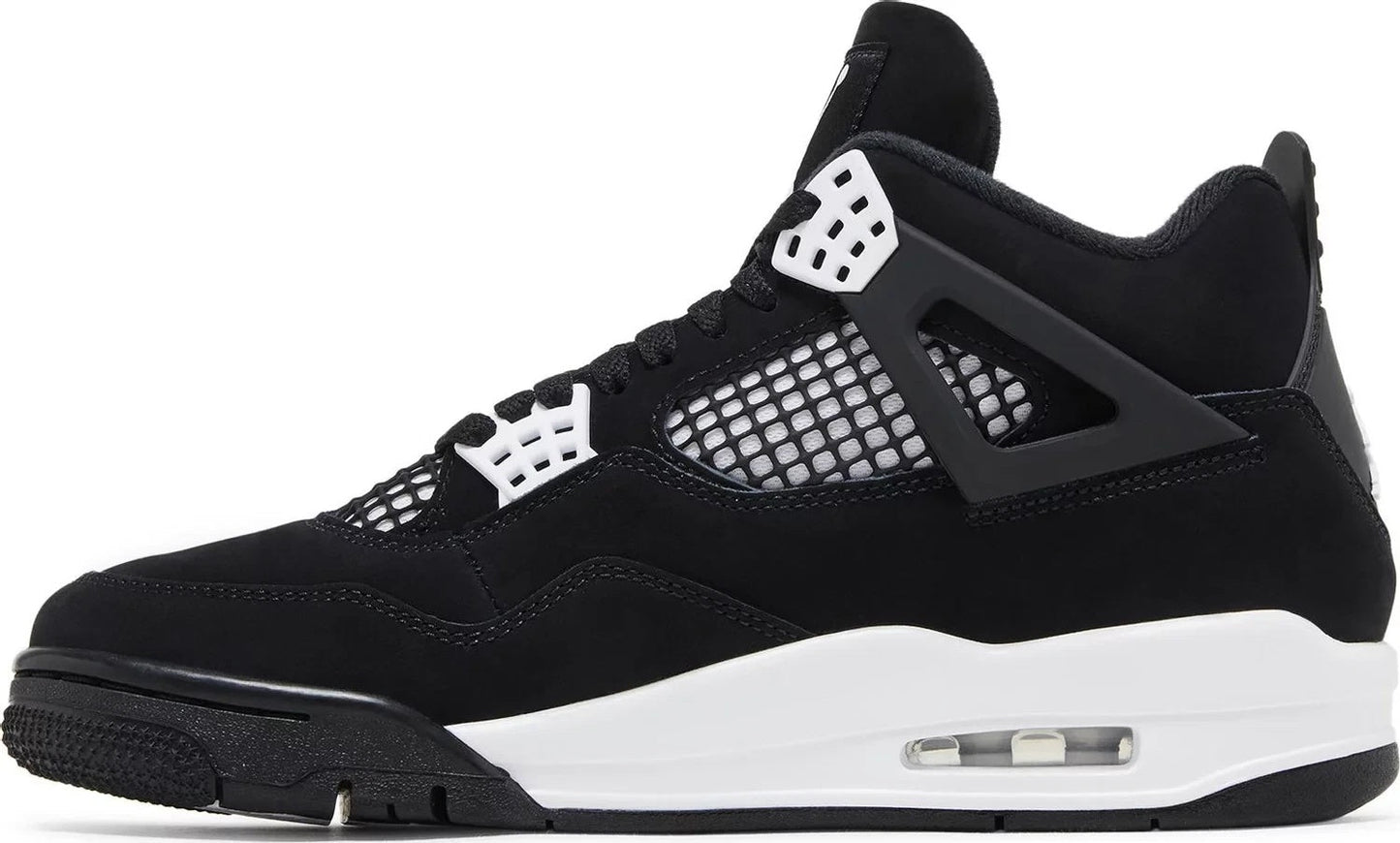 Nike Air Jordan 4 Retro Black White Thunder | FQ8138-001