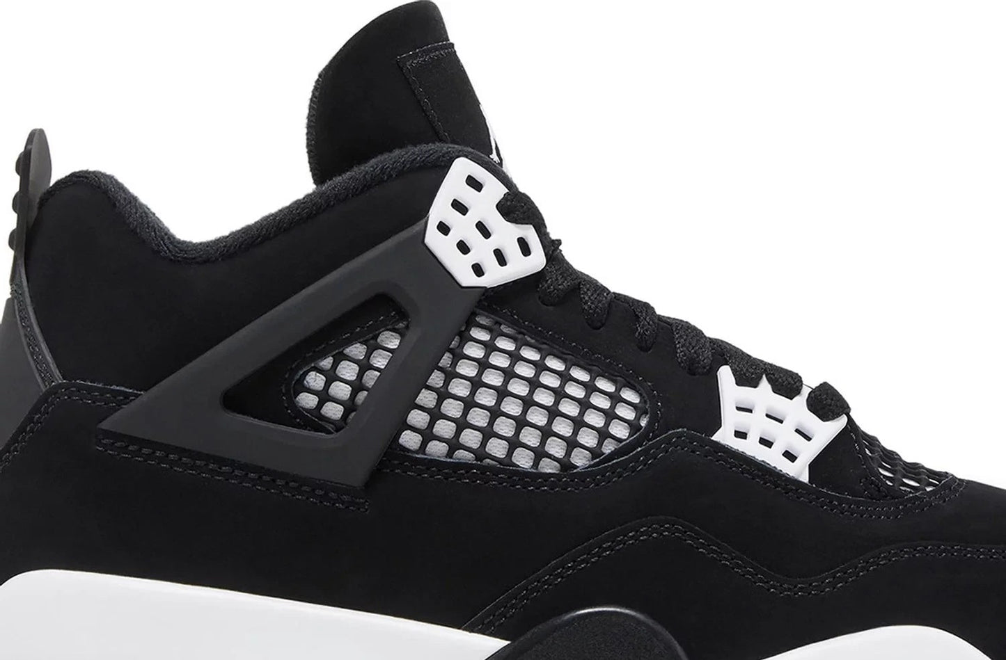 Nike Air Jordan 4 Retro Black White Thunder | FQ8138-001