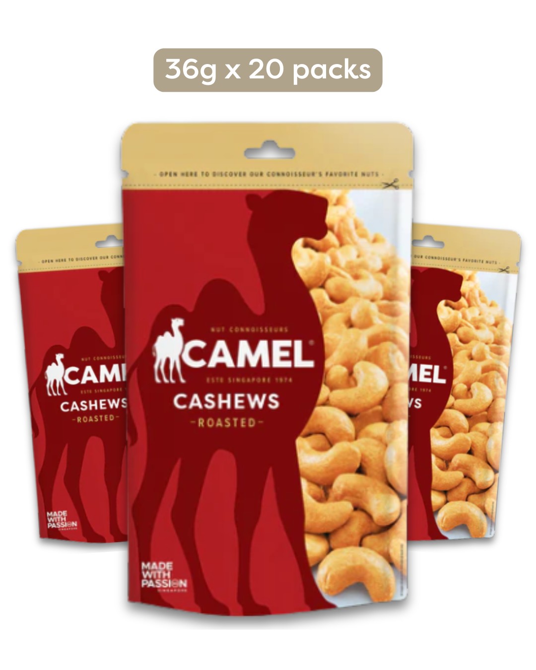 Roasted Cashews 36g Mini Pack